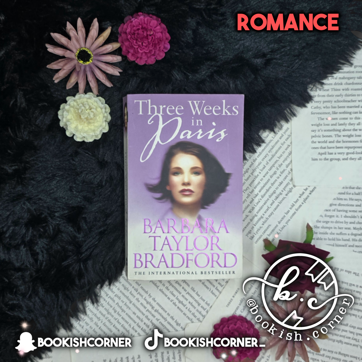 Three Weeks In Paris By Barbara Taylor Bradford