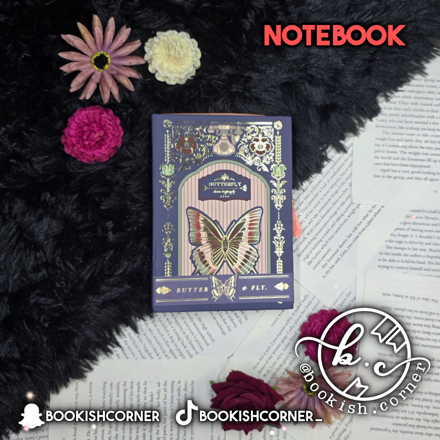 Blue Butterfly Notebook