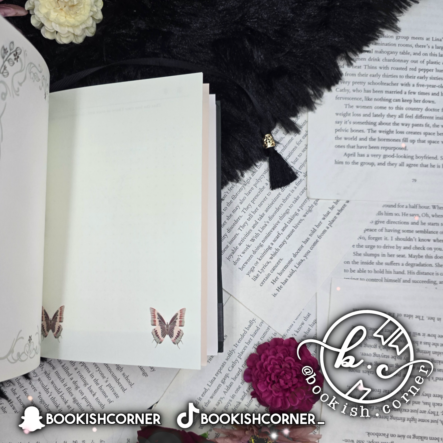 Black Butterfly Notebook