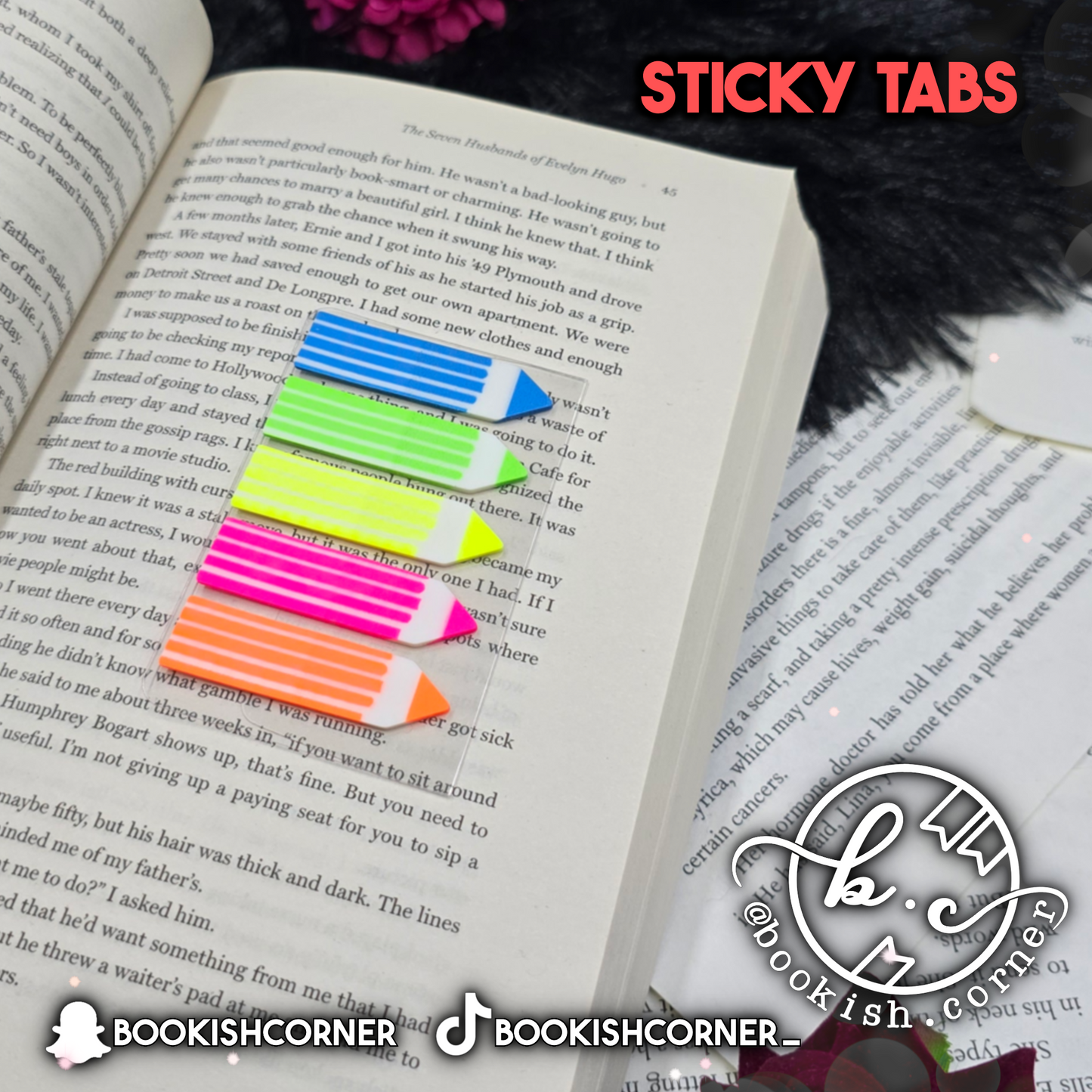 Pencil Sticky Tabs