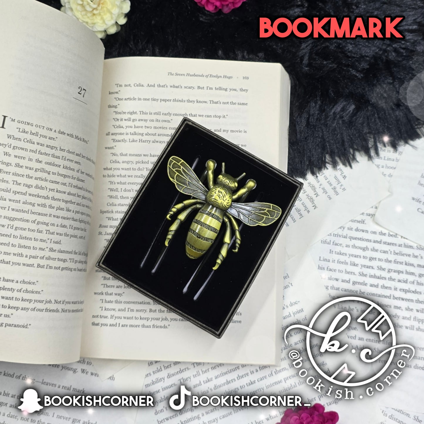 Bee Page-Saver Bookmark