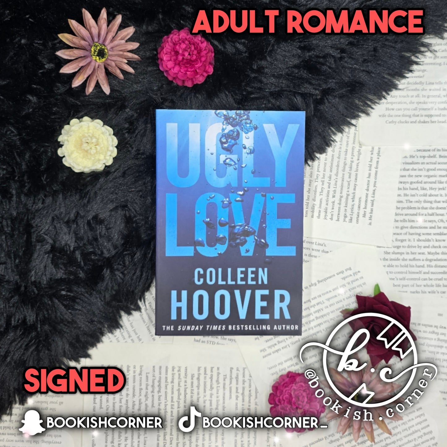 SIGNED Ugly Love By Colleen Hoover