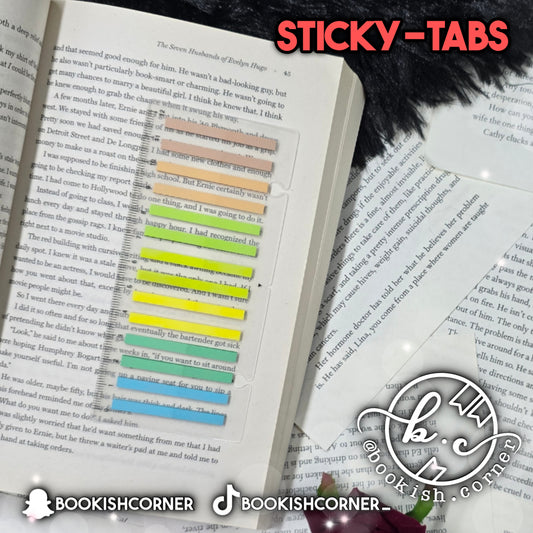 Thin Earthy Sticky Tabs (short)