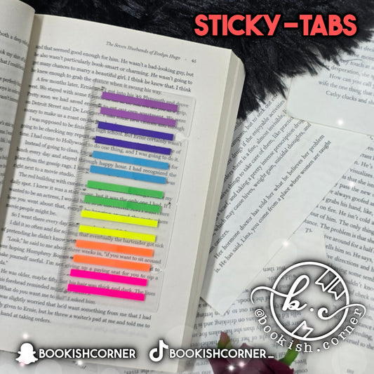 Thin Neon Sticky Tabs (medium)