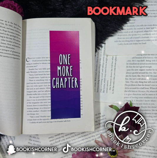 One More Chapter Pink Bookmark