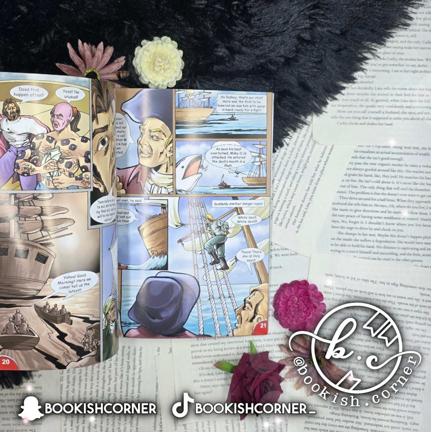 Moby Dick Illustrated Classic Works By Herman Melville