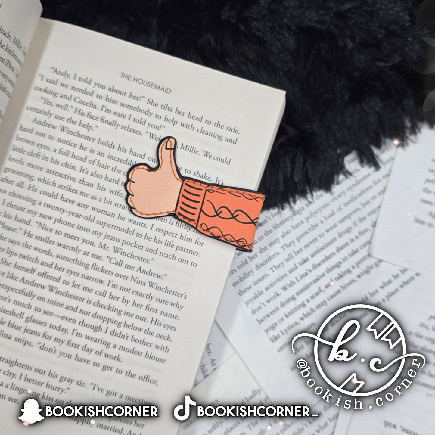 Thumbs Up Magnetic Bookmark