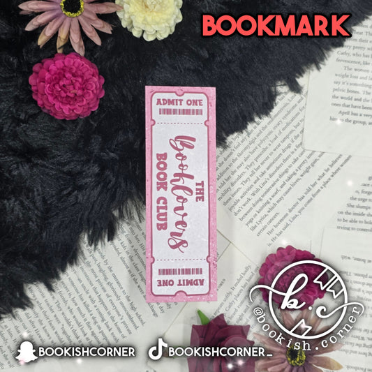 The Booklovers Book Club Bookmark