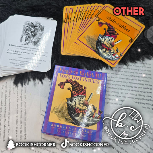 Forgotten English Long Lost Insults By Jeffrey Kacirk