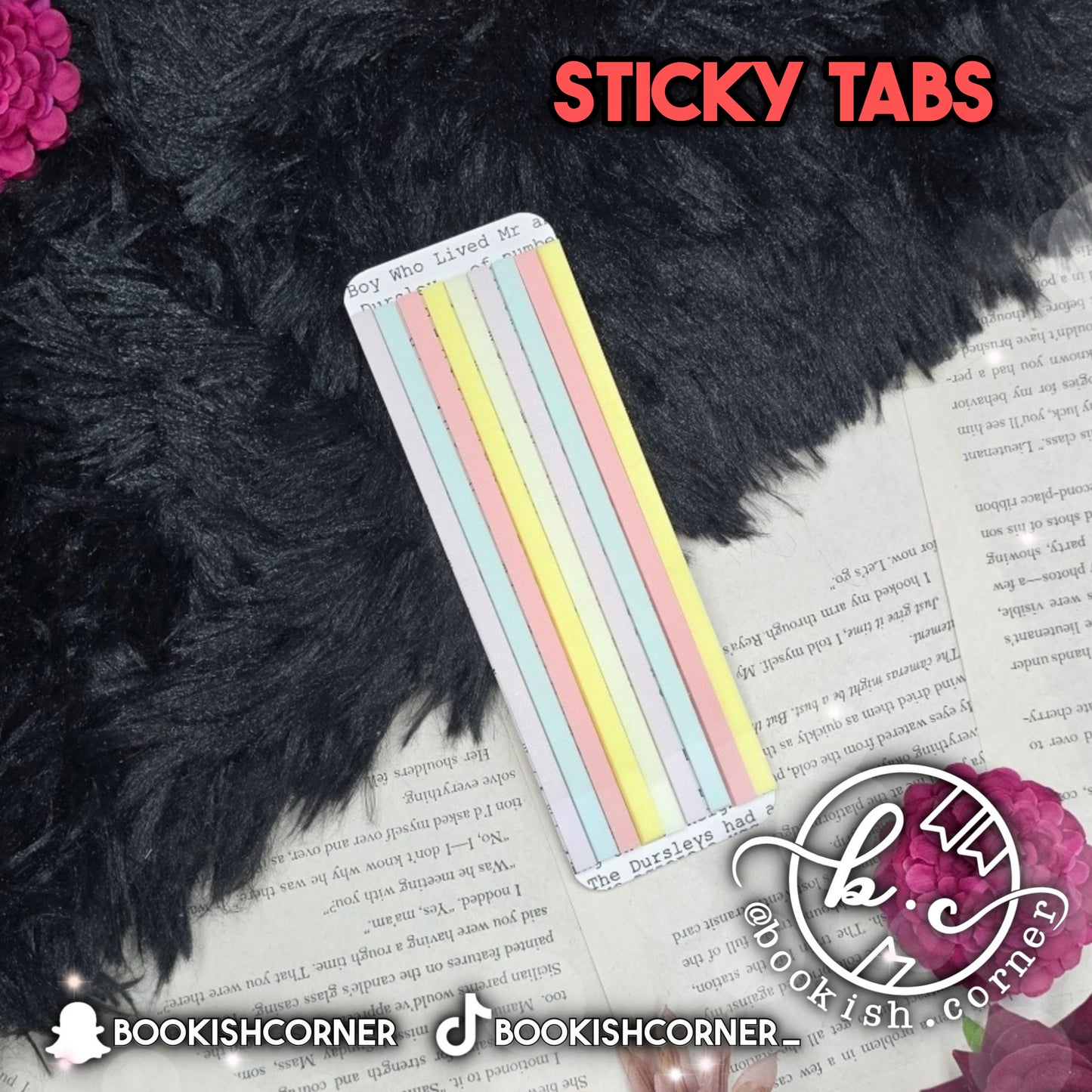 Long Pastel Sticky Tabs