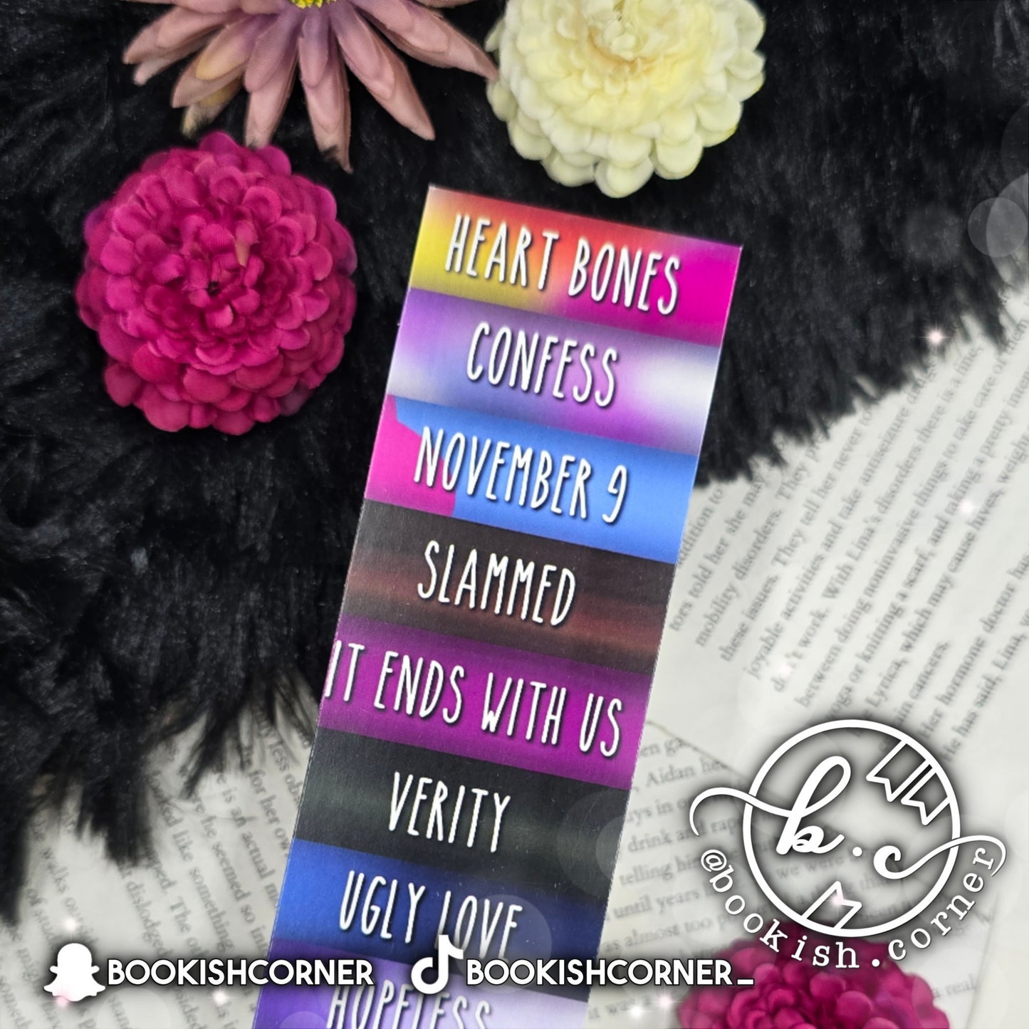 Colleen Hoover Bookmark