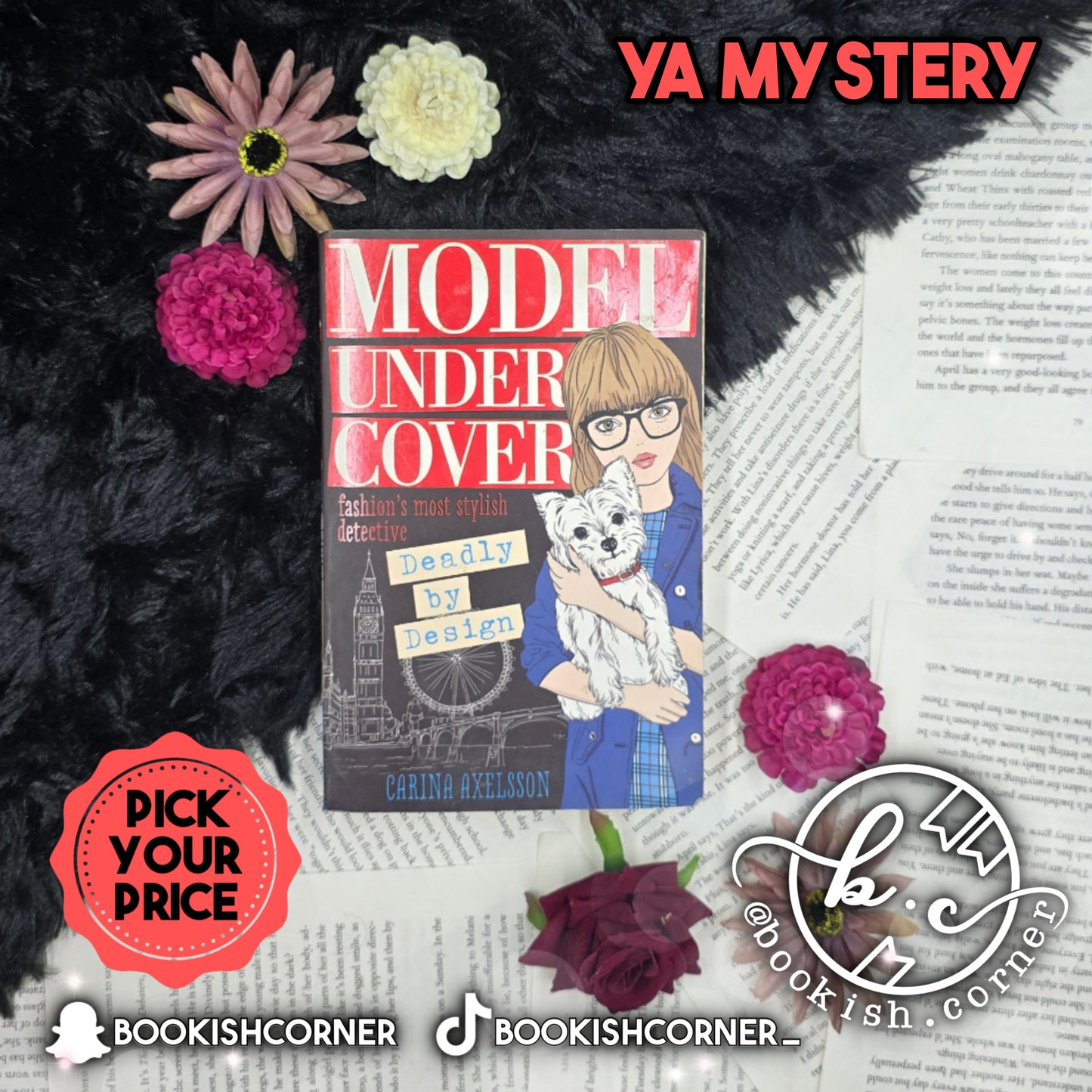 Model Under Cover By Carina Axelsson