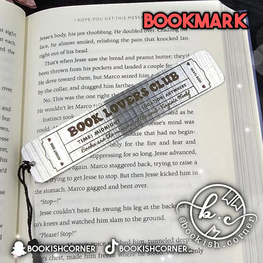 Book Lover's Club Bookmark