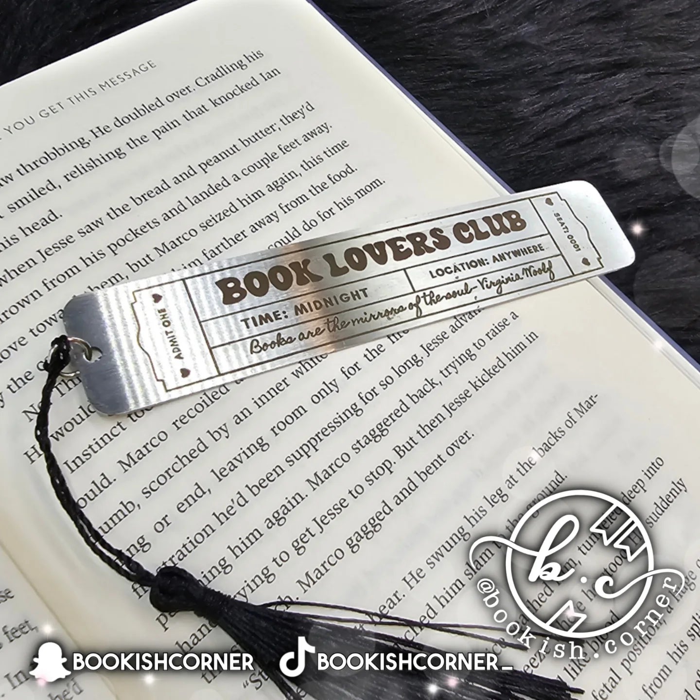 Book Lover's Club Bookmark