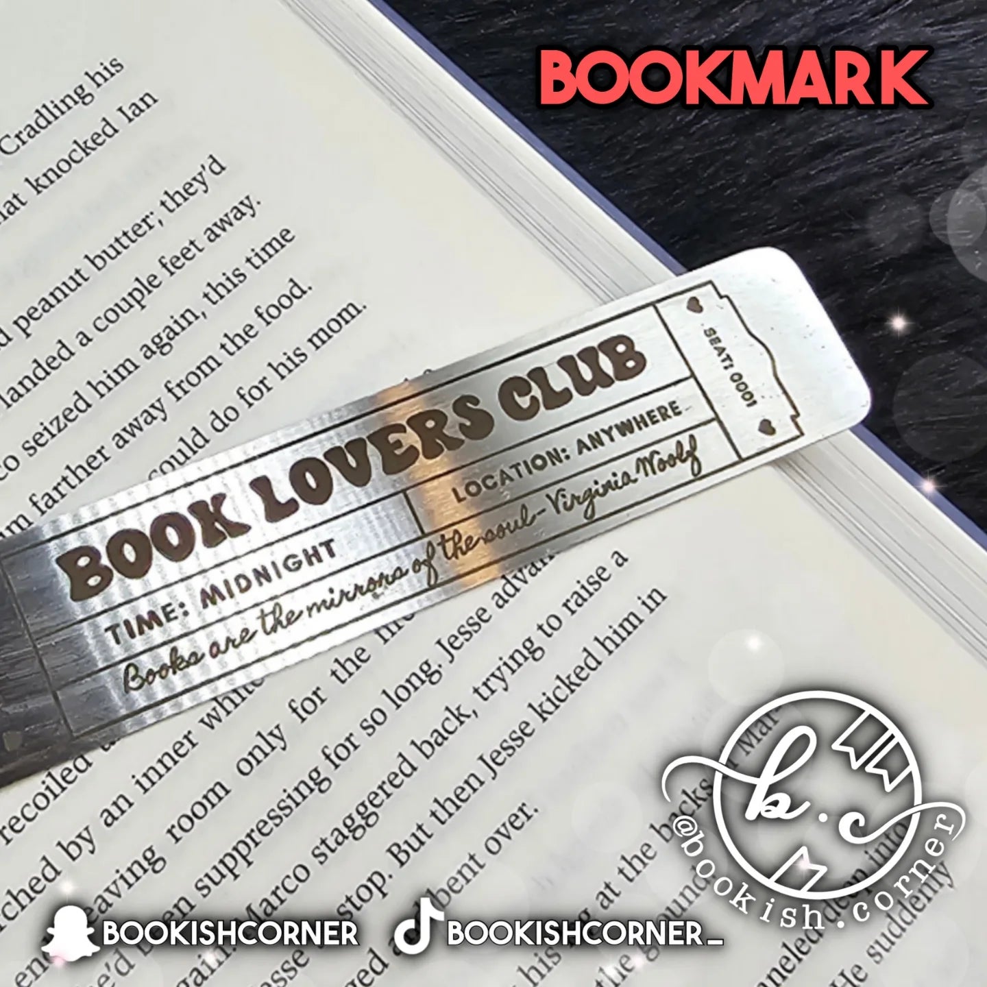 Book Lover's Club Bookmark