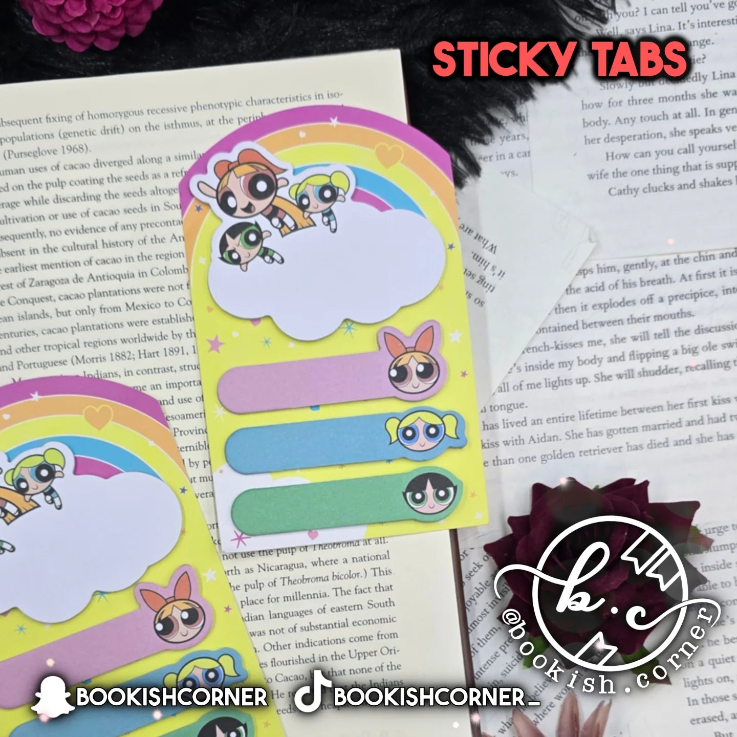 Powerpuff Girls Sticky Tabs