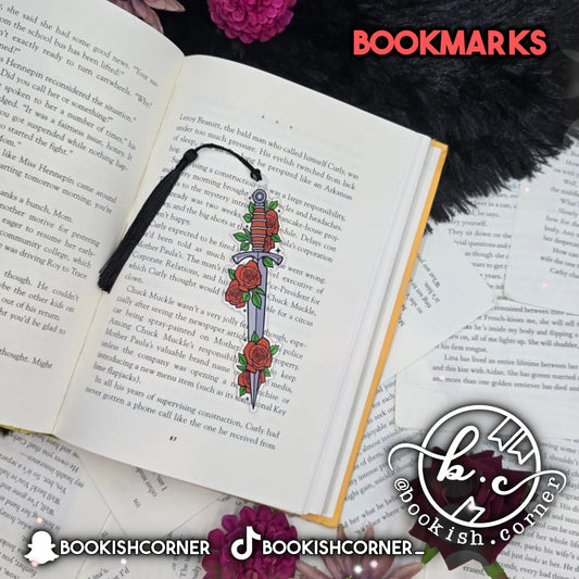 Rosey Dagger Bookmark