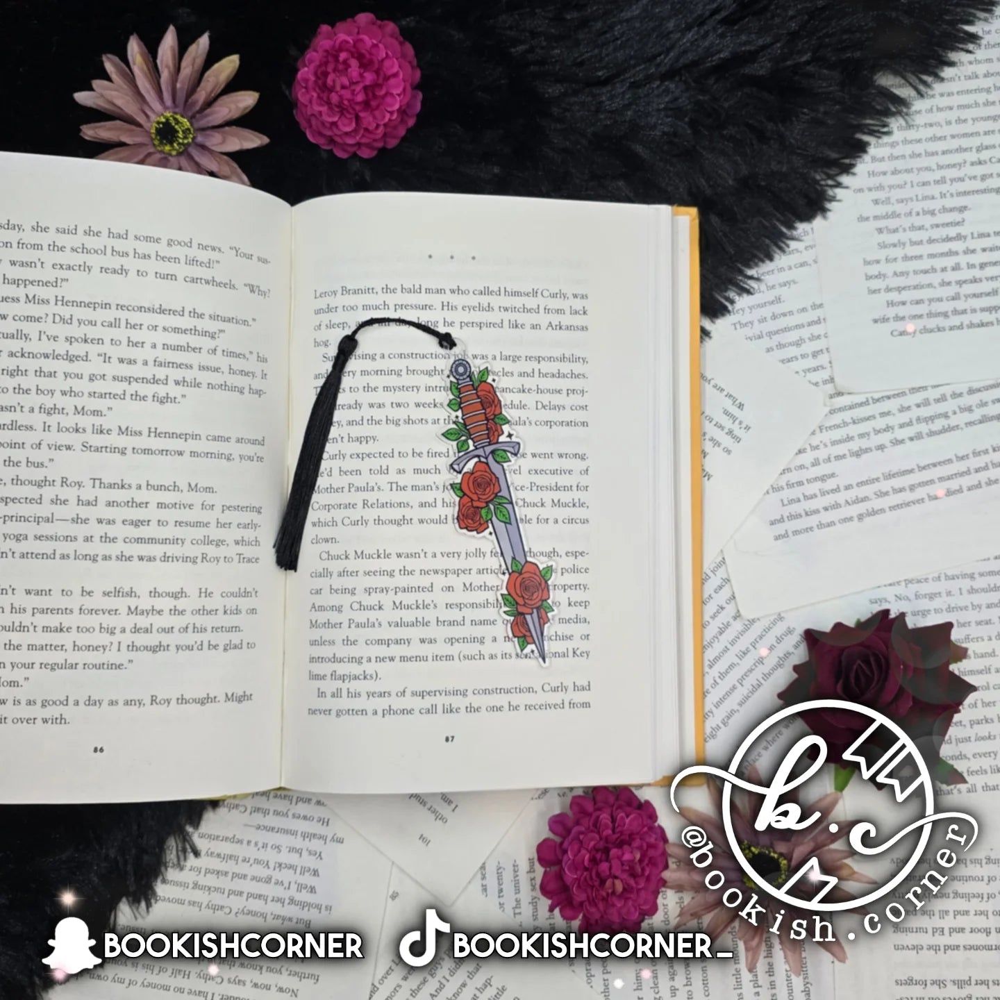 Rosey Dagger Bookmark