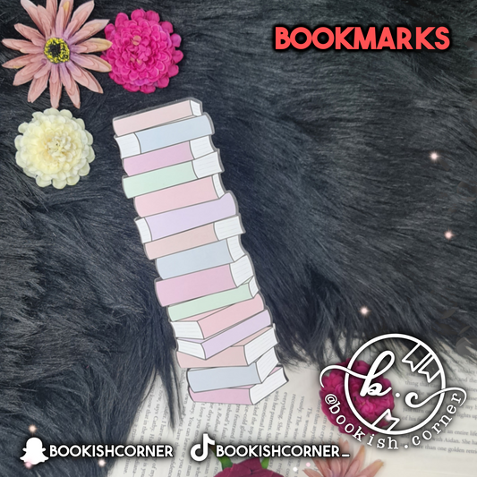 Book Stack Bookmark (B)