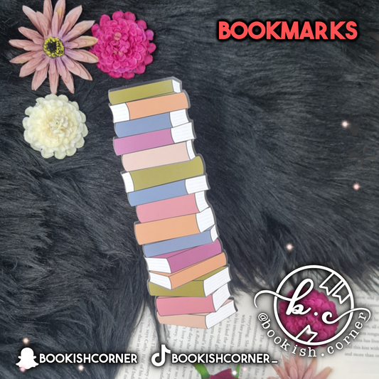 Book Stack Bookmark (G)