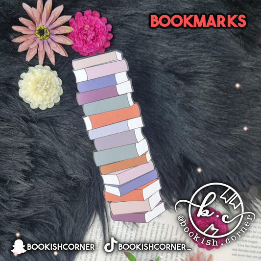 Book Stack Bookmark (E)