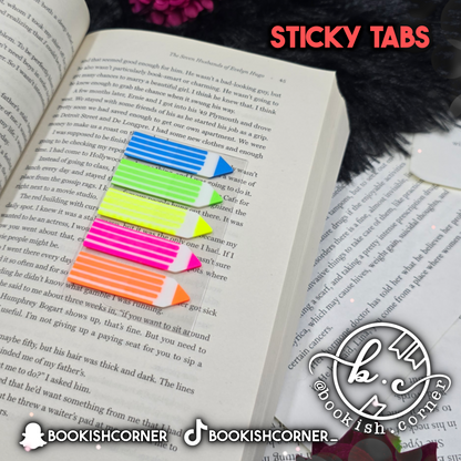Pencil Sticky Tabs