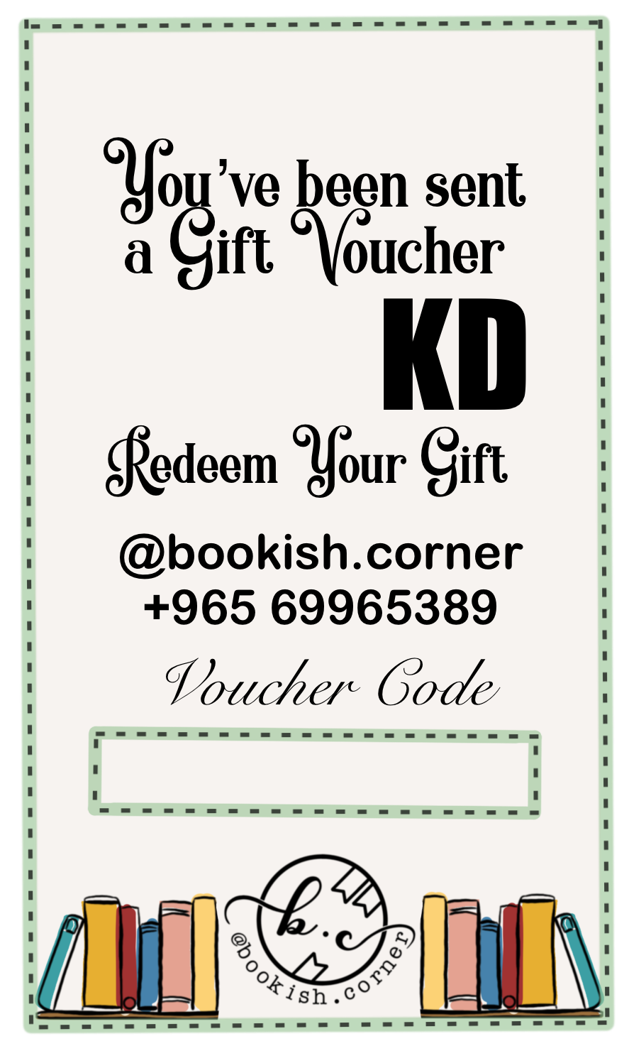 Gift Card Voucher