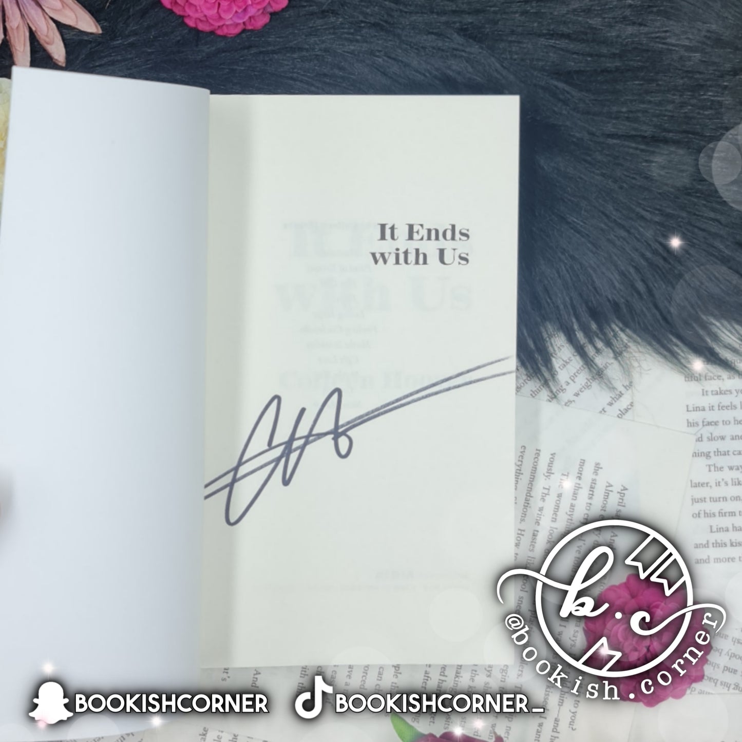 SIGNED It Ends With Us by Colleen Hoover