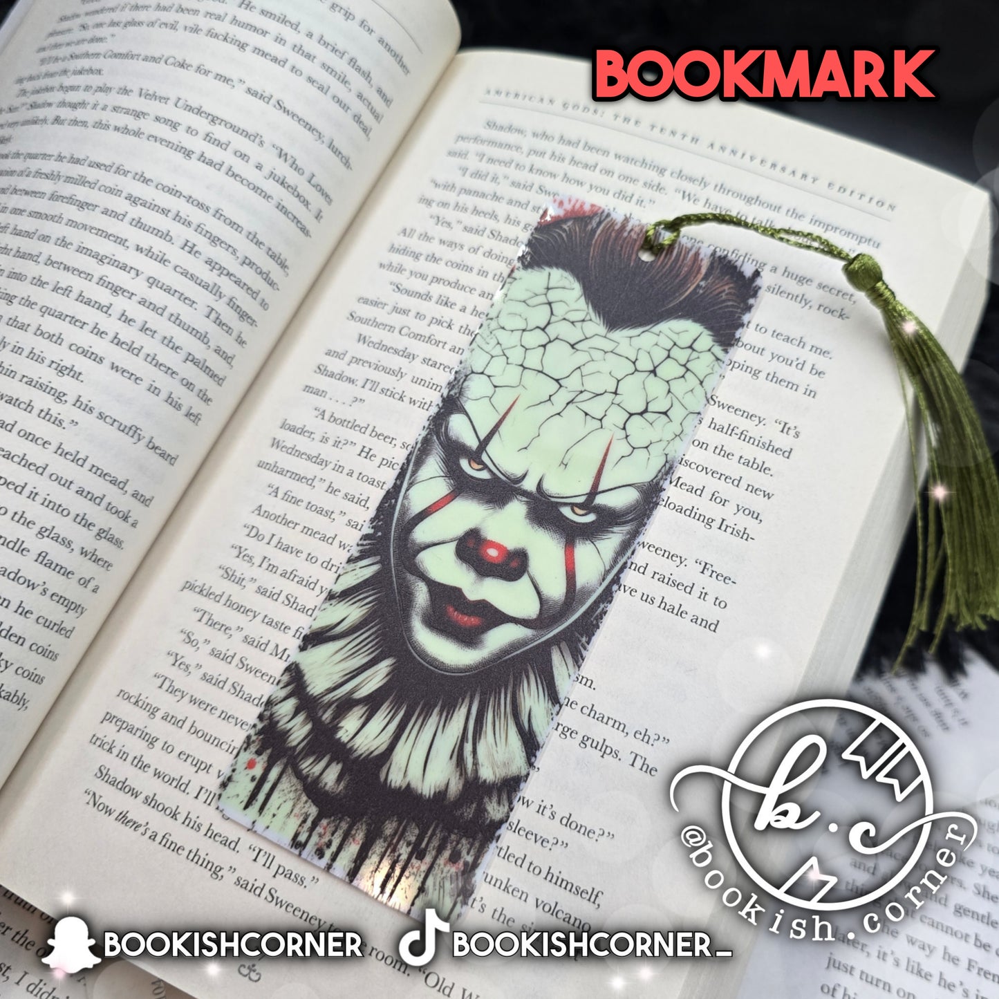 Scary Bookmark: Pennywise