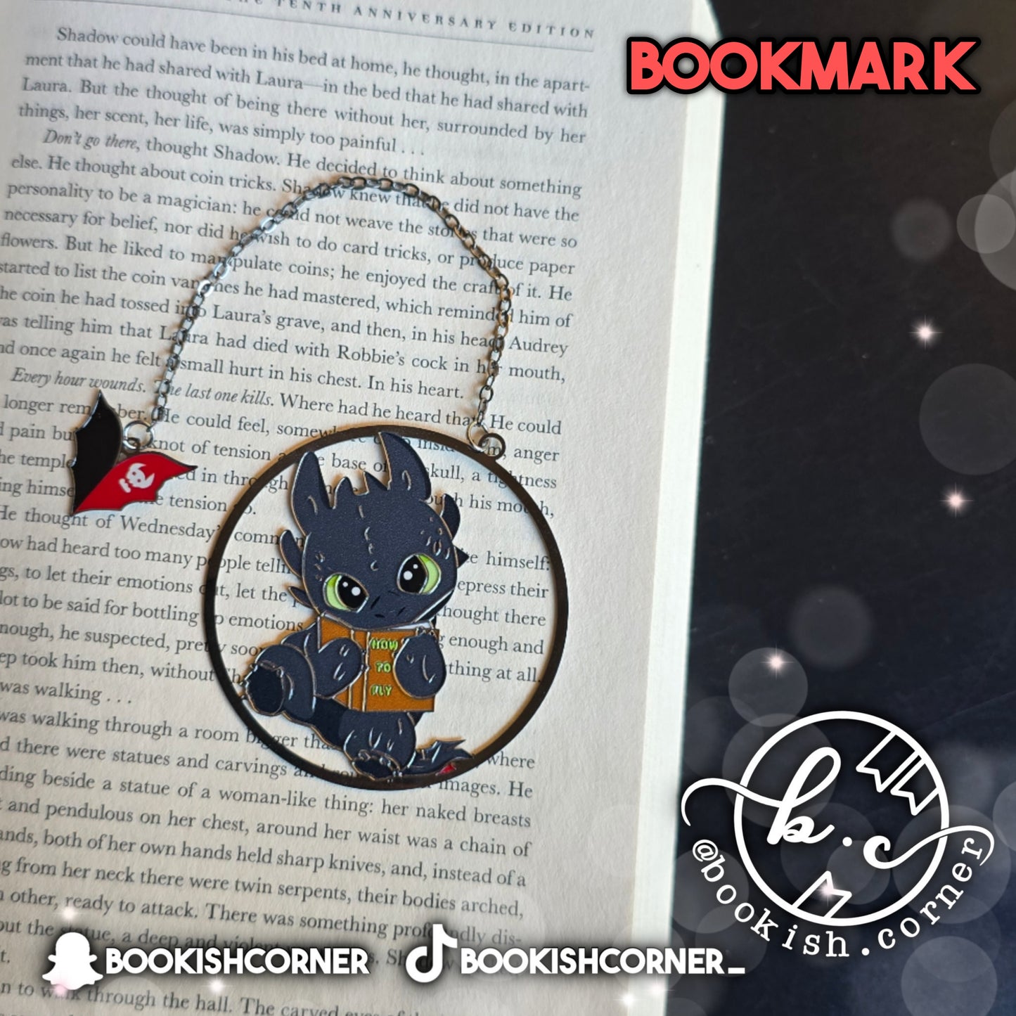 Toothless Bookmark