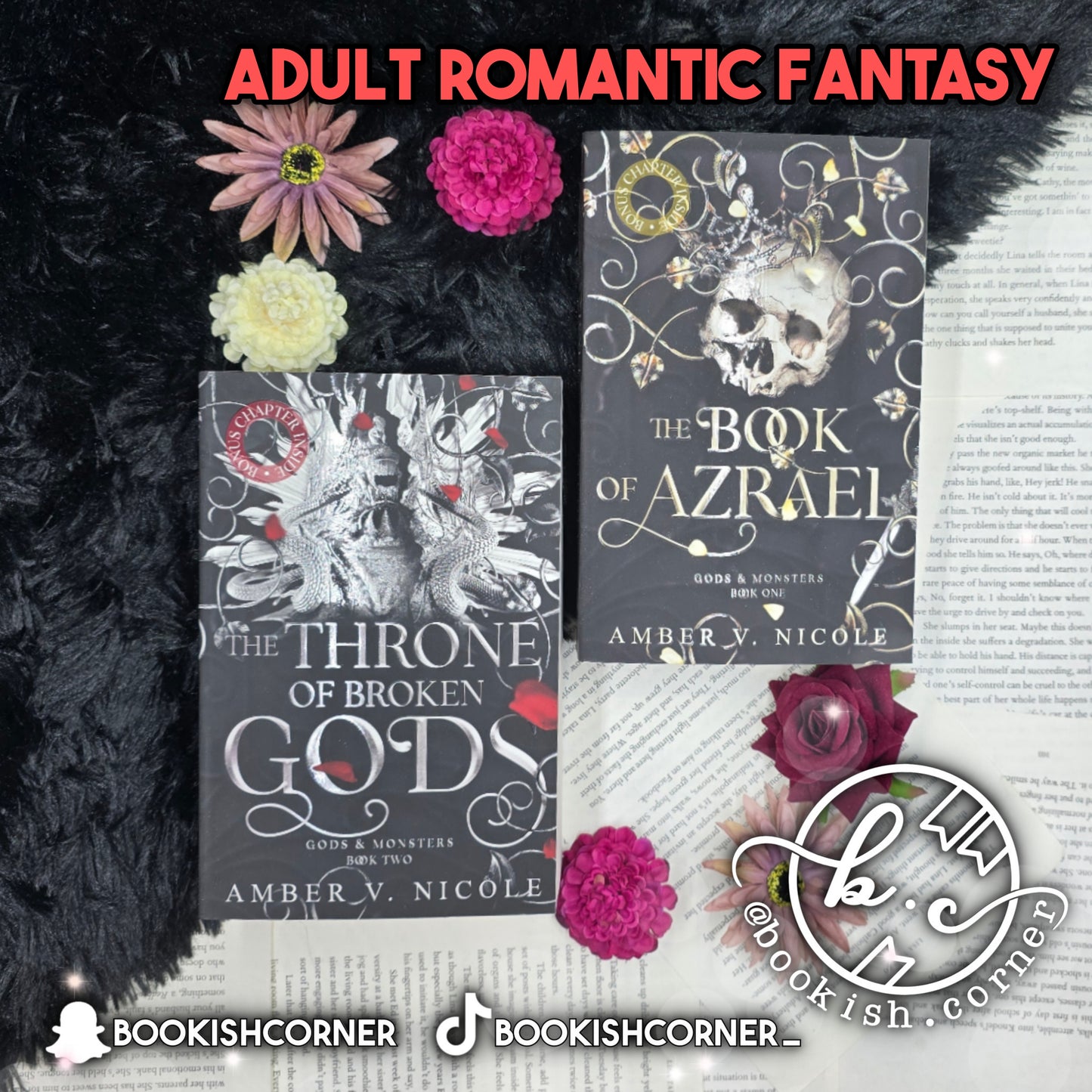 The Book Of Azrael (set) By Amber Nicole