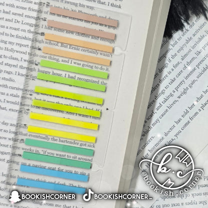 Thin Earthy Sticky Tabs (short)