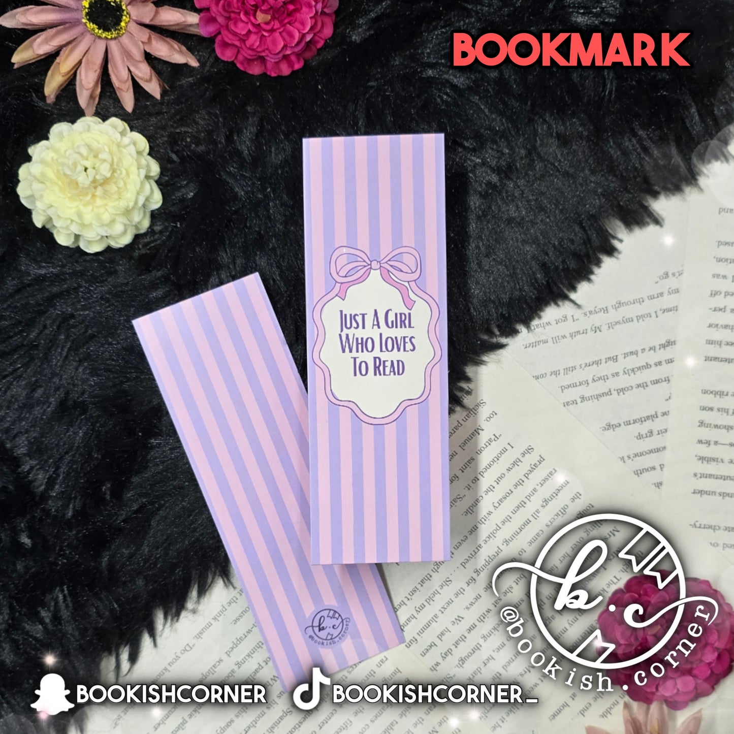 Just A Girl Bookmark