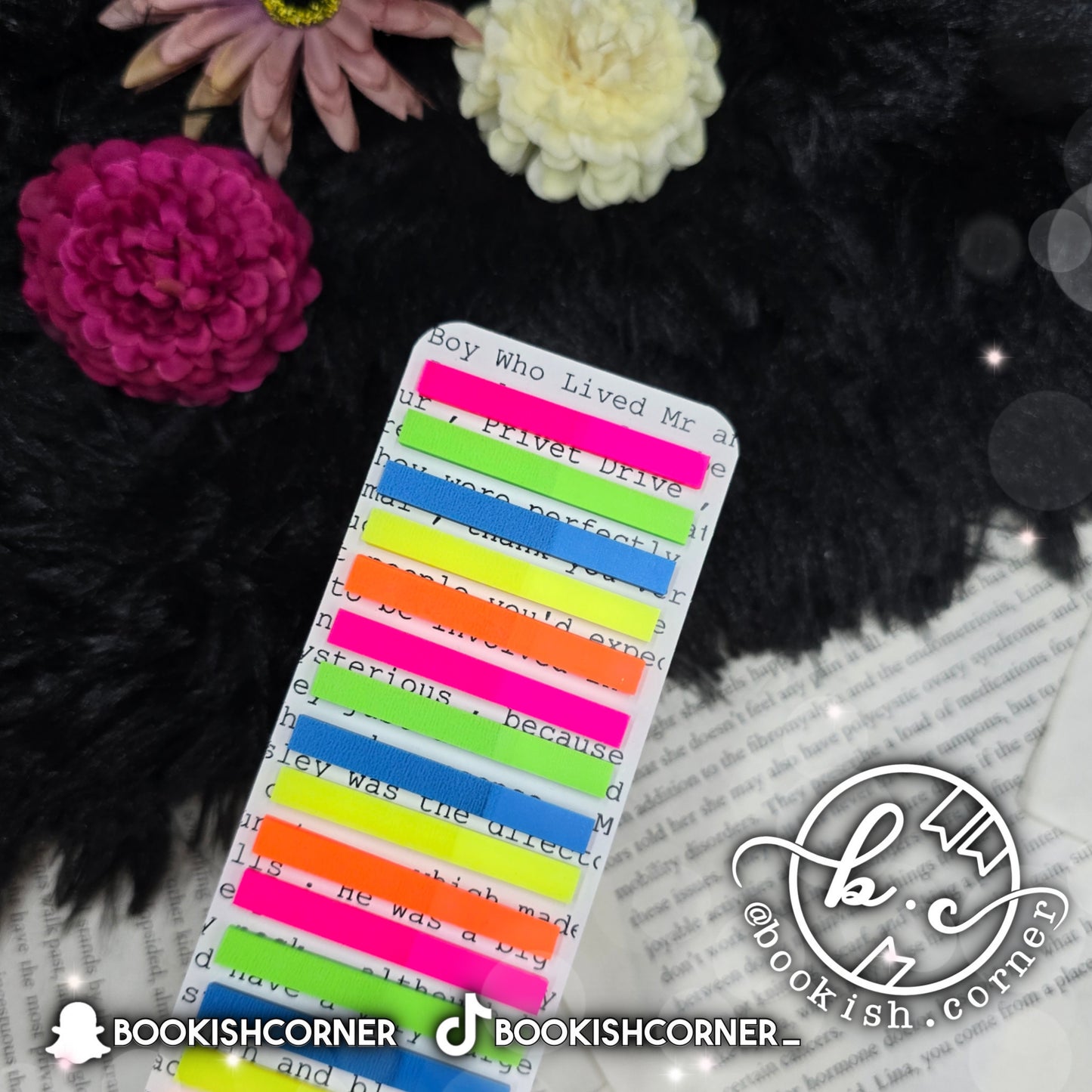 Thin Neon Sticky Tabs (short)