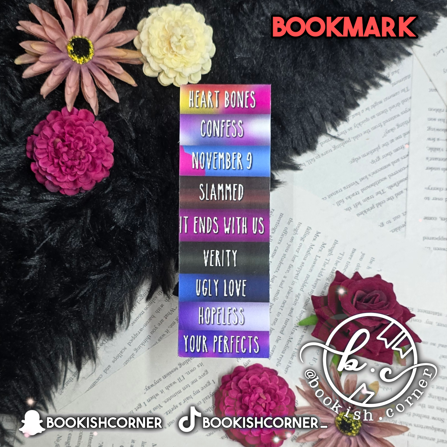 Colleen Hoover Bookmark