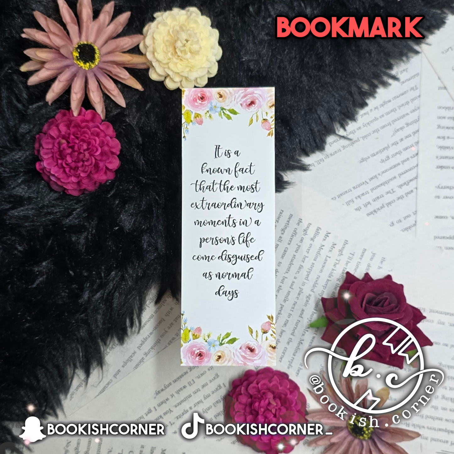 Extraordinary Moments Bookmark
