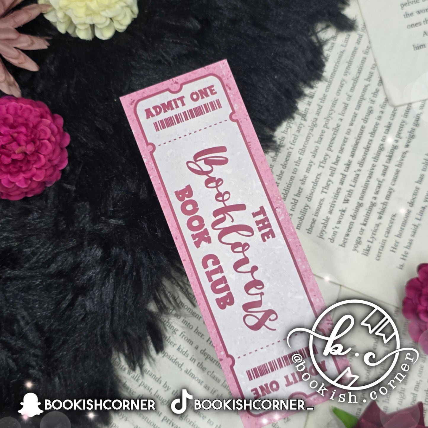 The Booklovers Book Club Bookmark
