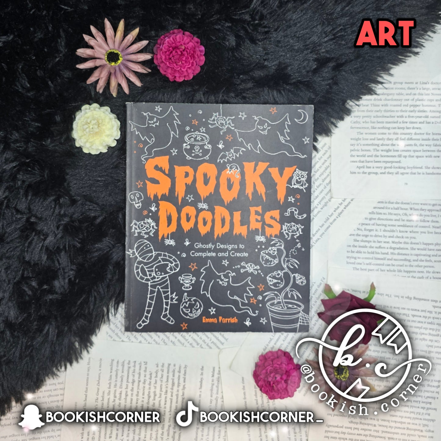 Spooky Doodles By Emma Parrish