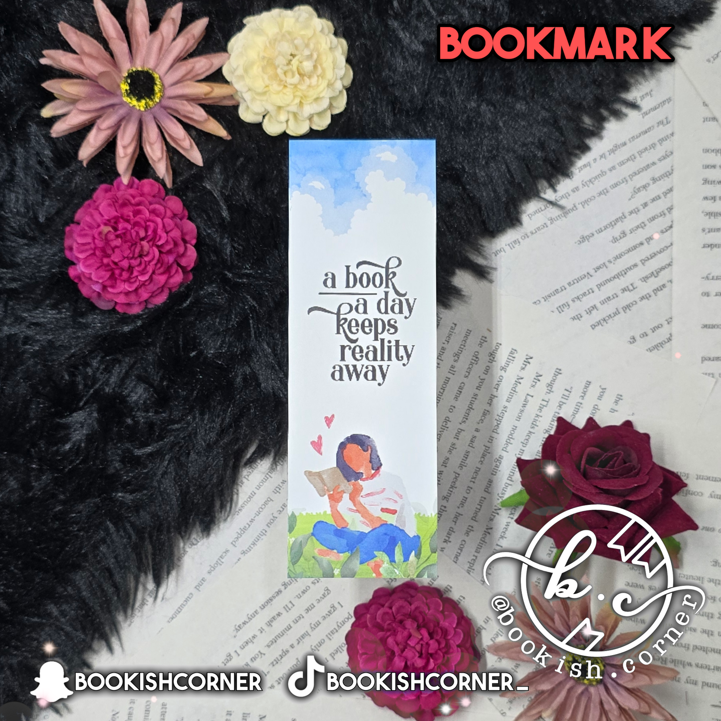 A Book A Day Bookmark
