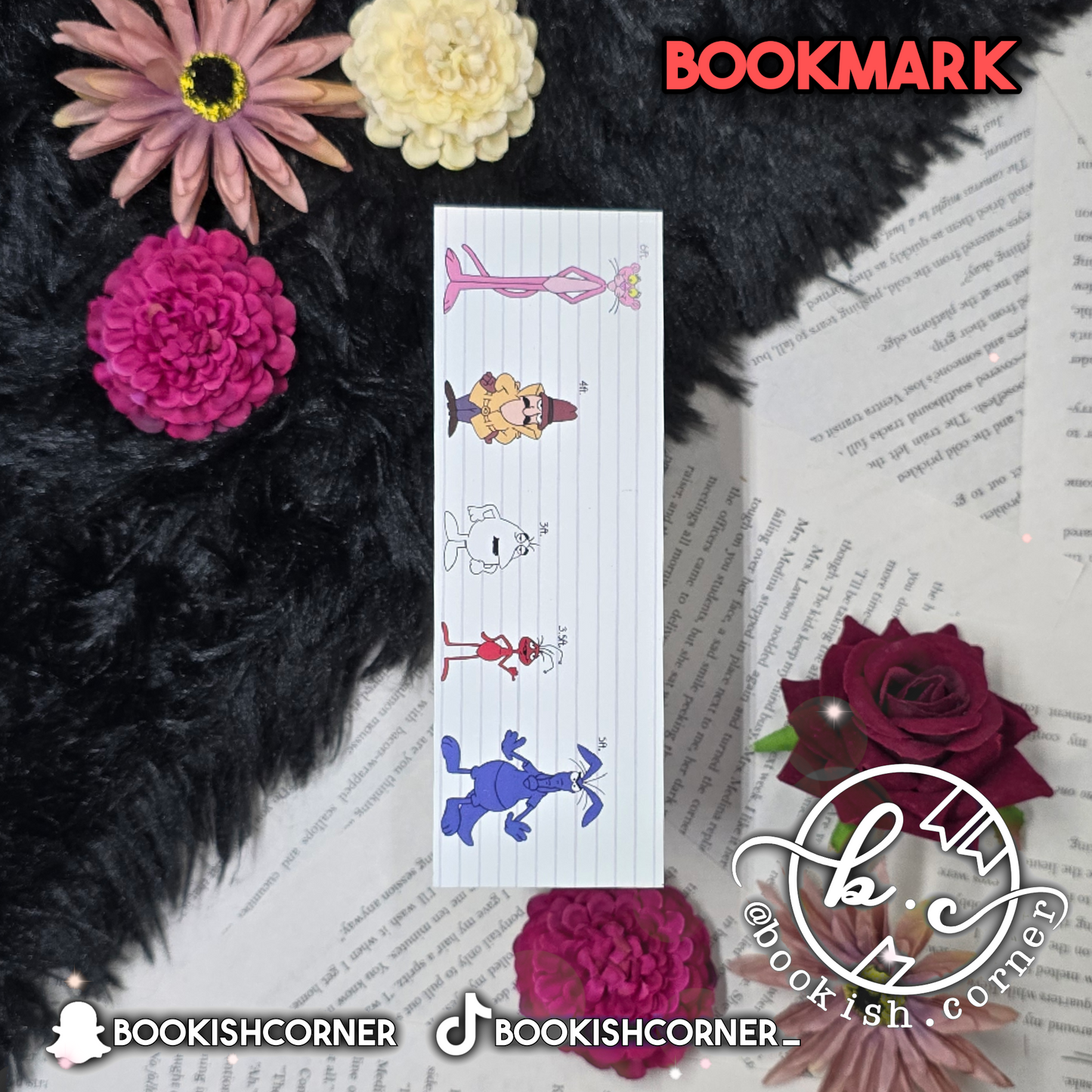 Pink Panther Bookmark