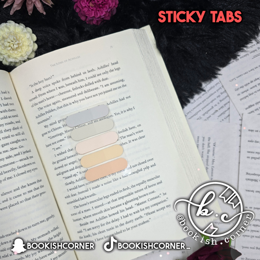 Rounded Sticky Tabs - Peach