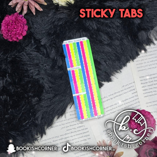 Long & Short Neon Sticky Tabs