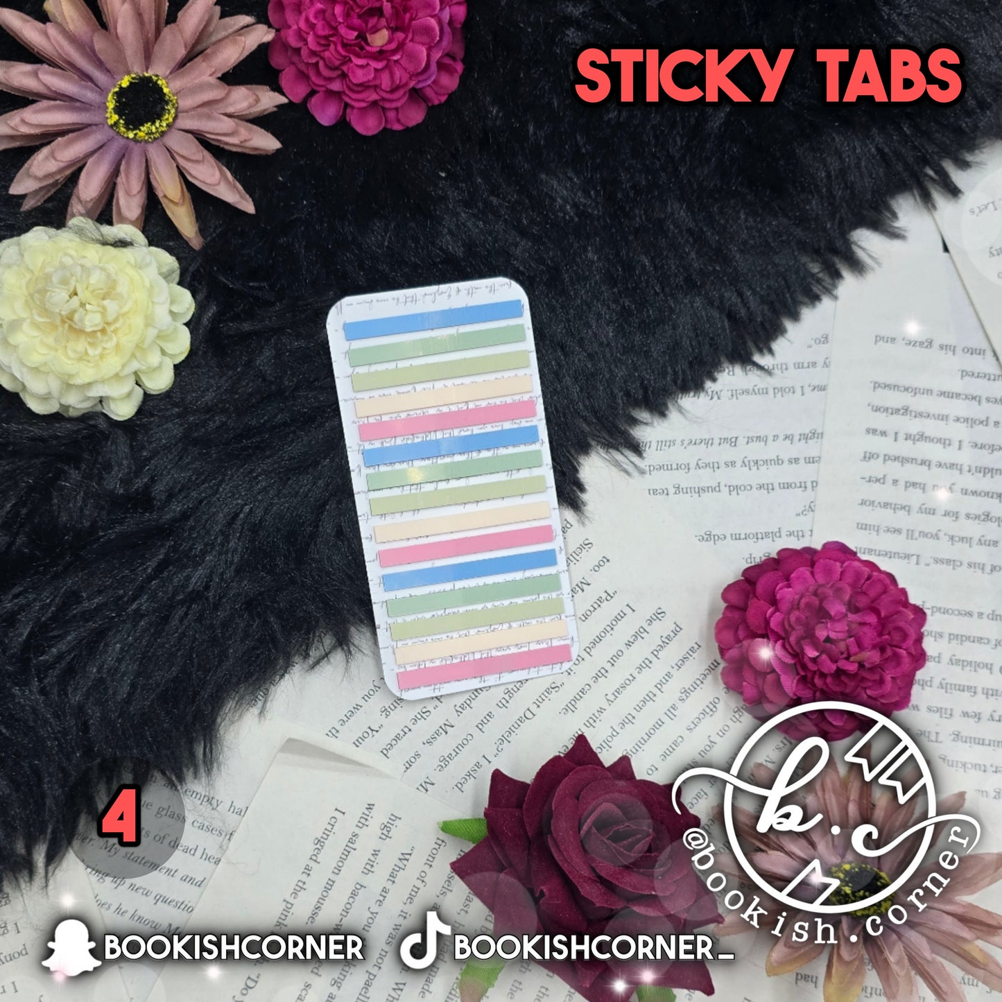 Colorful Thin Sticky Tabs