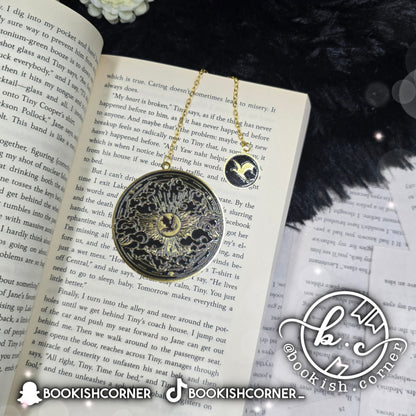 Fourth Wing Chain Bookmark (A)