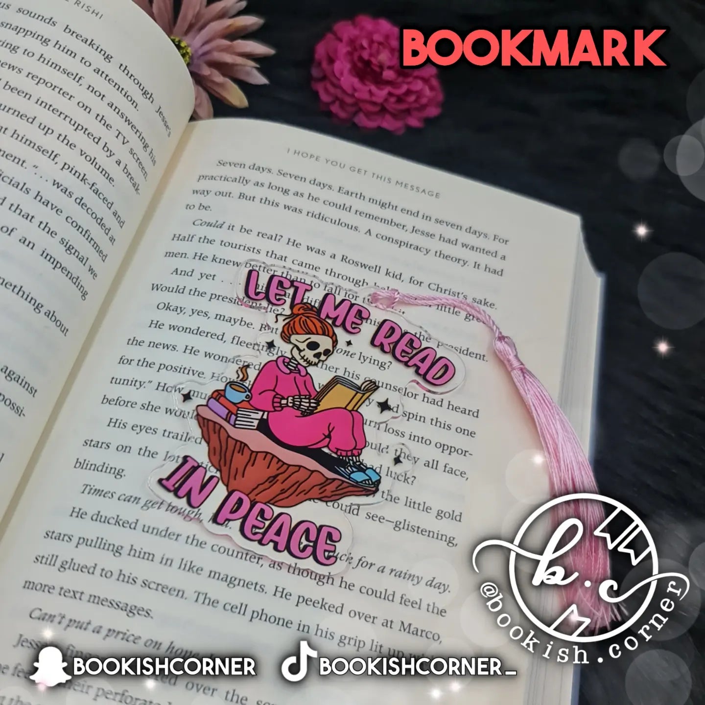 Let Me Read In Peace (B) Bookmark