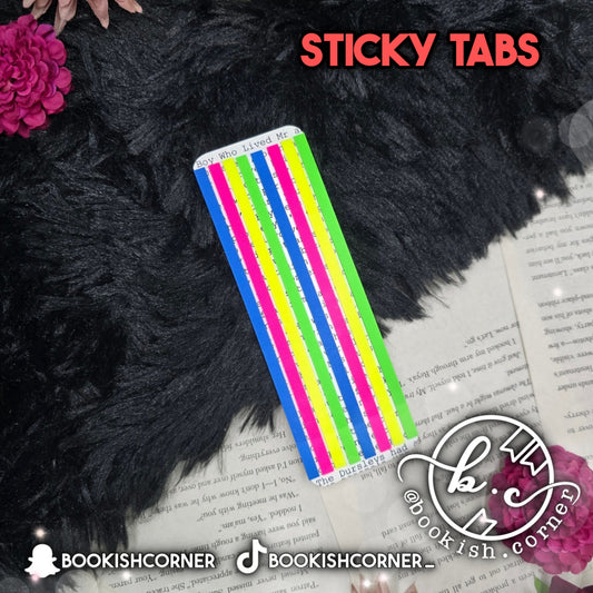 Long Neon Sticky Tabs