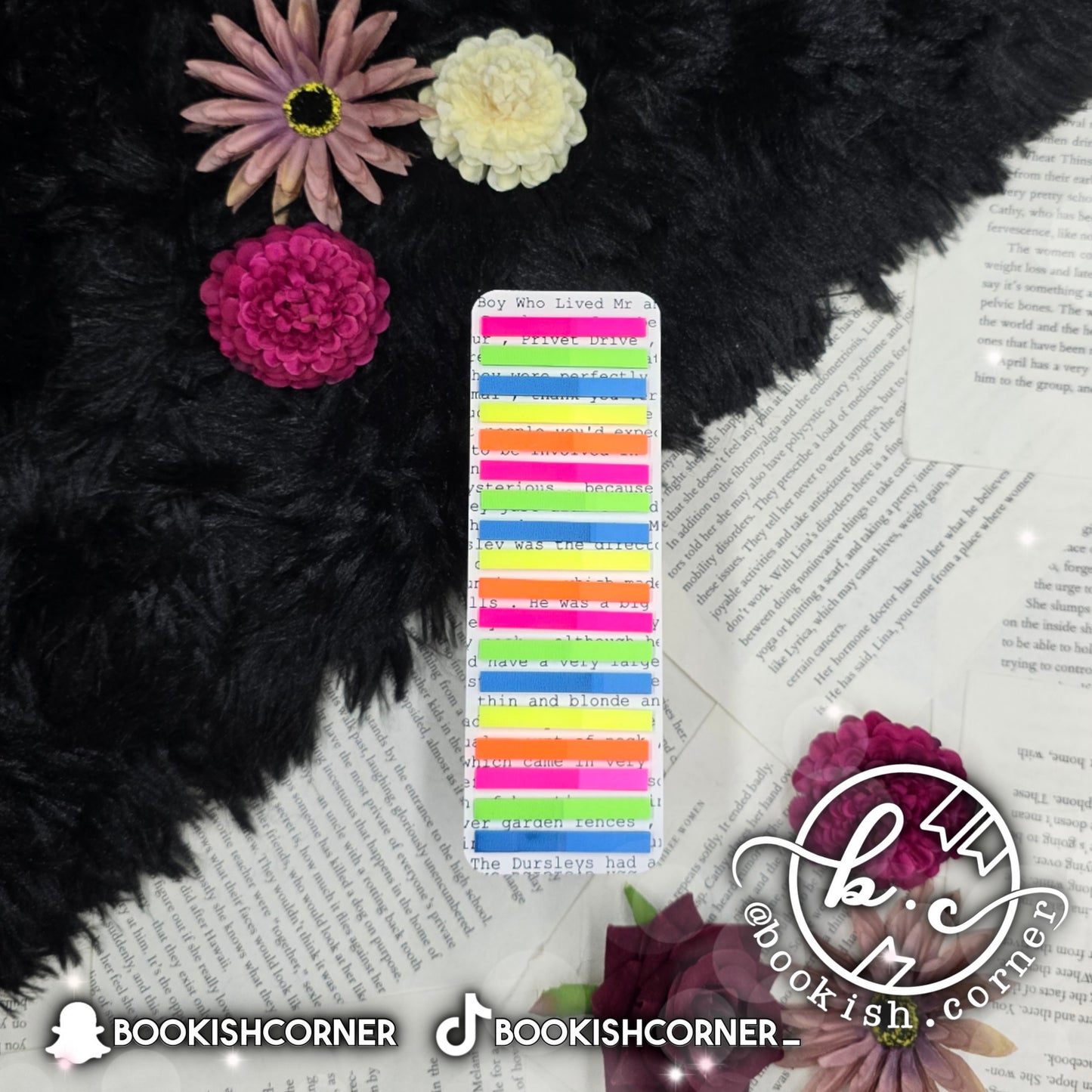 Thin Neon Sticky Tabs (short)