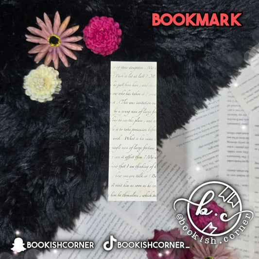 Vintage Letter Bookmark