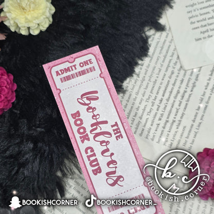 The Booklovers Book Club Bookmark