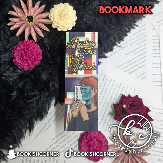 Reading Takes You Places Bookmark